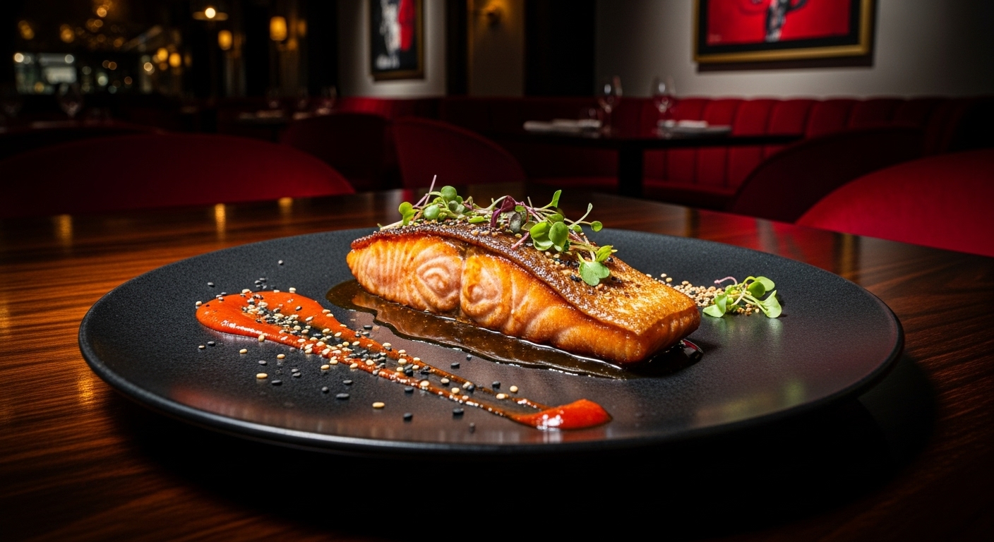 Somon Fileto (Miso Glaze)